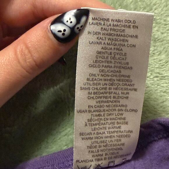 Disney 101 Dalmatians Purple Henley Tee Medium - Picture 8 of 8